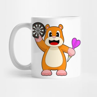 Hamster Darts Dartboard Mug